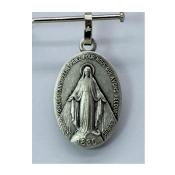 MEDAILLE MIRACULEUSE 19 MM ARGENTE