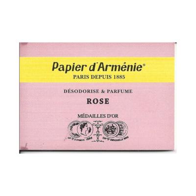 PAPIER D ARMENIE A LA ROSE