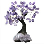 ARBRE DE VIE PIERRE ROULEE AMETHYSTE N°2