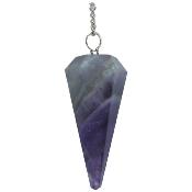 PENDULE FACETTES AMETHYSTE