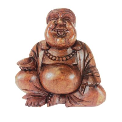 BOUDDHA CHINOIS BOIS 20 CM