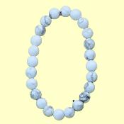 BRACELET HOWLITE BLANCHE