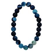 BRACELET AGATE BLEU