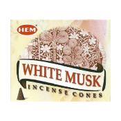 ENCENS CONES MUSC BLANC HEM