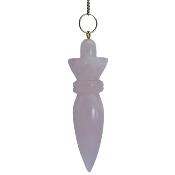 PENDULE THOT GRAVE QUARTZ ROSE