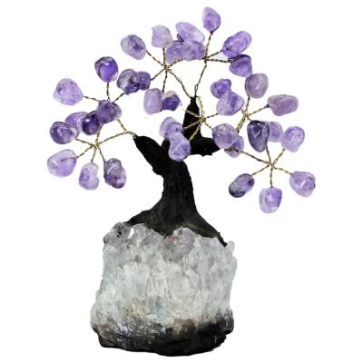 ARBRE DE VIE PIERRE ROULEE AMETHYSTE N°1