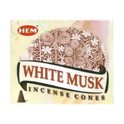 ENCENS CONES MUSC BLANC HEM