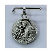 MEDAILLE ST ANTOINE 18 MM ARGENTE